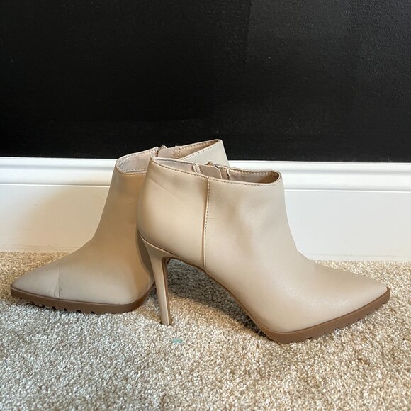 Worn Once: Leather Stiletto Bootie by Mix No. 6 - Picture 3 of 4